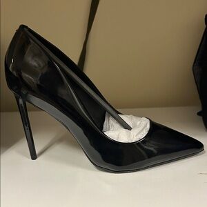 Steve Madden Glossy Black Stiletto Heels